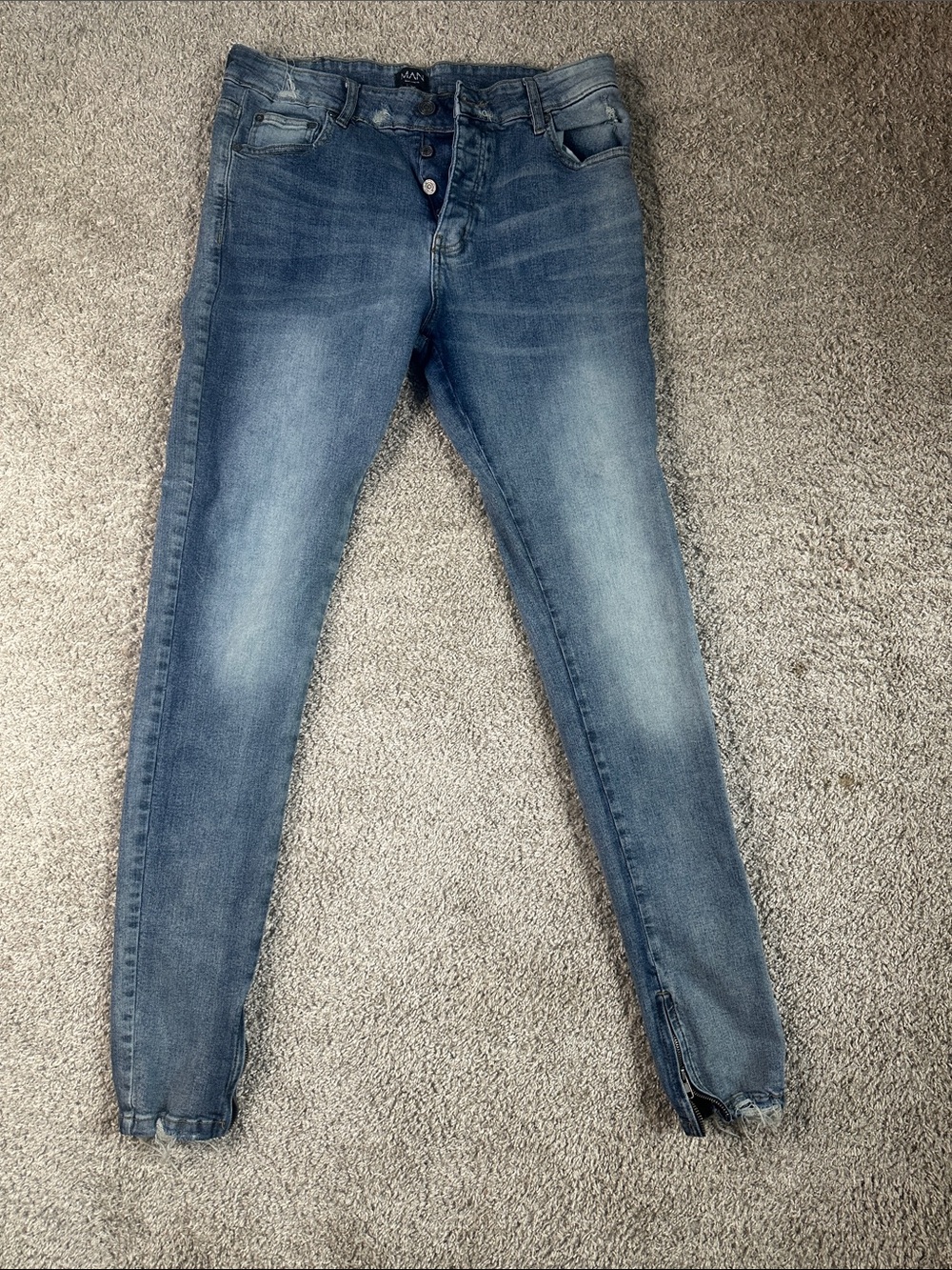 Men’s Blue Washed Denim